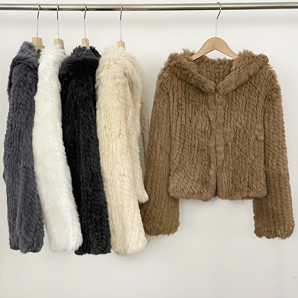 Real Fur Jacket Natural Rabbit Fur Women Minimalist Natural Fur Jacket Thick Warm Female Fashion Casual Hooded Women's Fur Coat
Real Fur Jacket Natural Rabbit Fur Women Minimalist Natural Fur Jacket Thick Warm Female Fashion Casual Hooded Women's Fur Coat