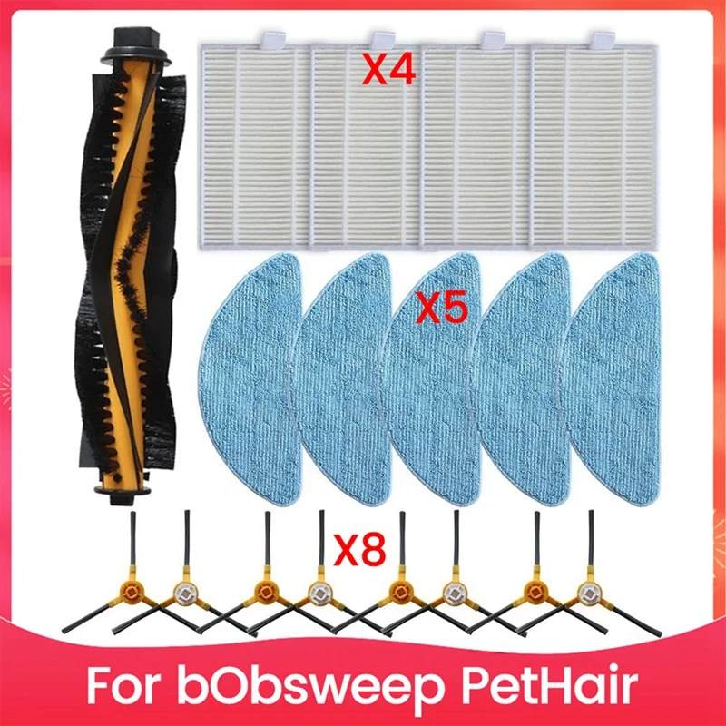 Комплект запасных частей для пылесоса Bobsweep Pethair, аксессуары для пылесоса SLAM, щетка, фильтр, швабры
Комплект запасных частей для пылесоса Bobsweep Pethair, аксессуары для пылесоса SLAM, щетка, фильтр, швабры