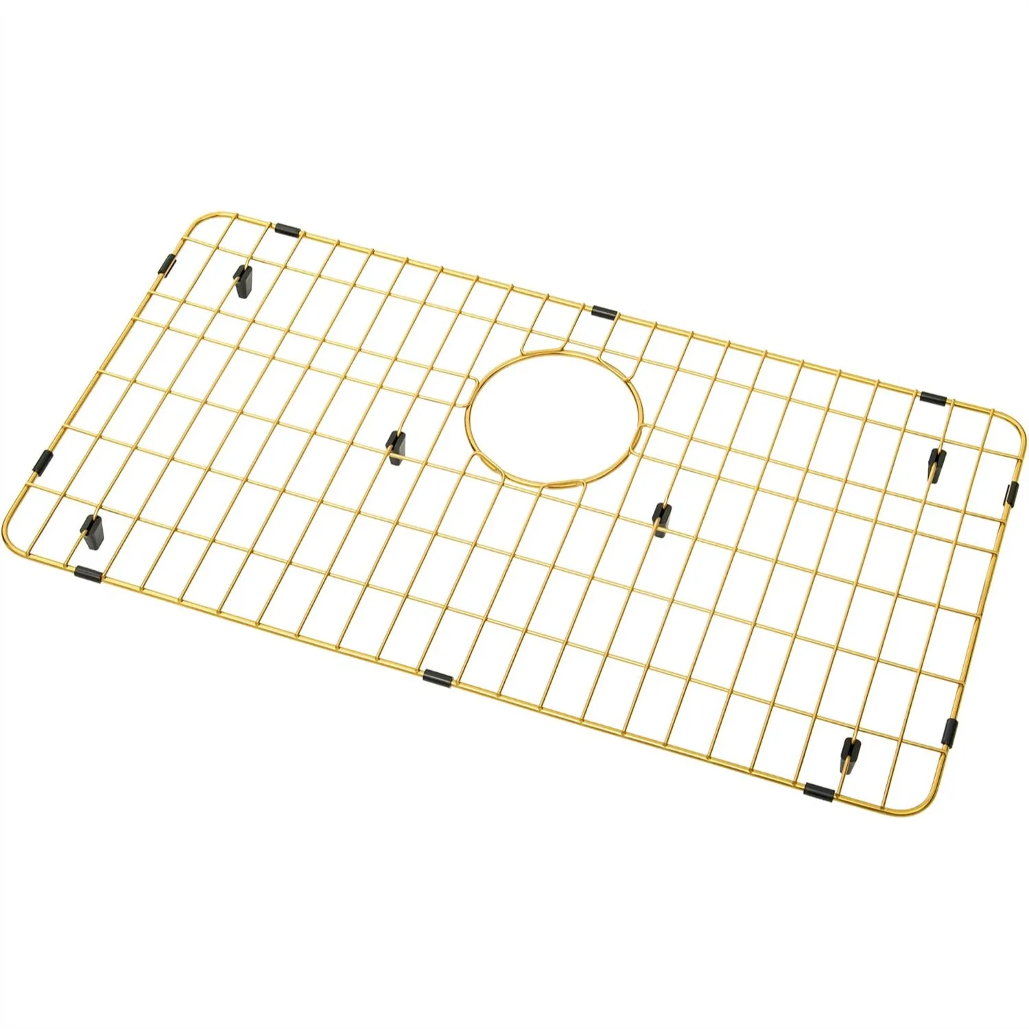 Stainless Steel Kitchen Sink Grid 26x14 inch, Sink Protector with Rear Drain for Single Bowl, Golden Color Drying Rack
Stainless Steel Kitchen Sink Grid 26x14 inch, Sink Protector with Rear Drain for Single Bowl, Golden Color Drying Rack