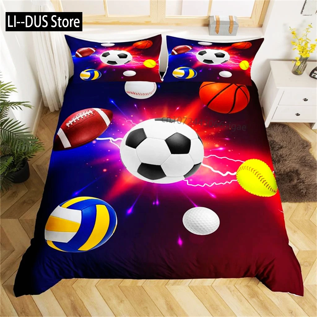 Boys Or Girl 3D Football Duvet Cover Set Comforter Cover Ball Sport Theme Bedding Set Single Twin For Kids Teens Gift Bedroom
Boys Or Girl 3D Football Duvet Cover Set Comforter Cover Ball Sport Theme Bedding Set Single Twin For Kids Teens Gift Bedroom