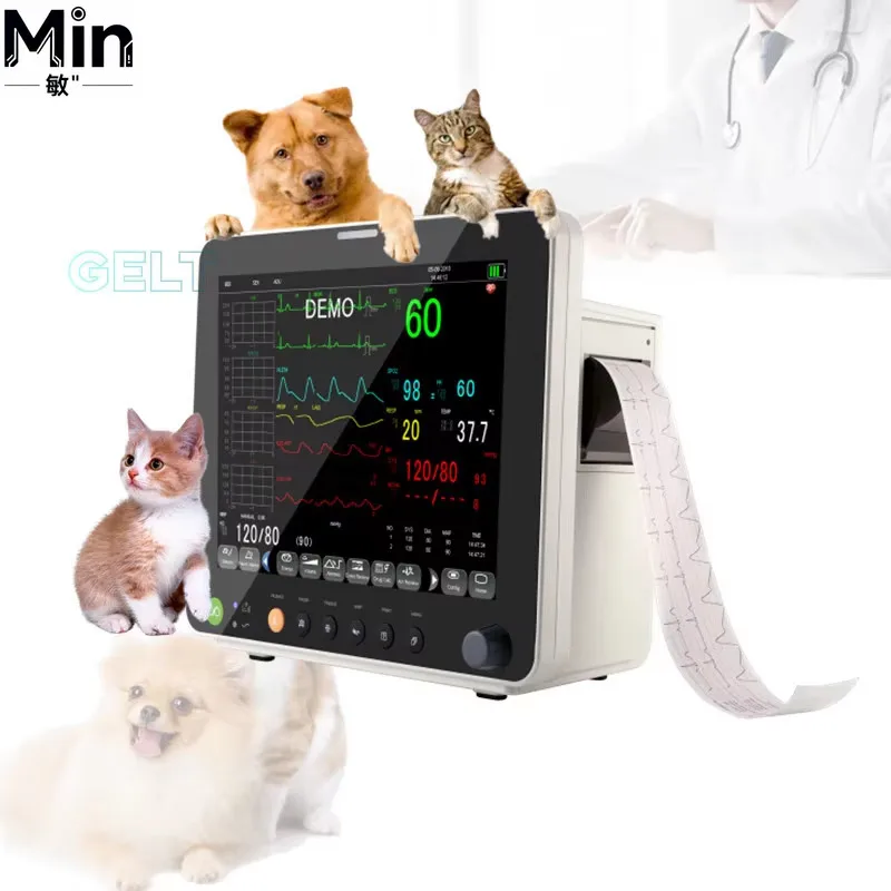 Veterinary Multi-parameter NIBP SpO2 TEMP for Pet Clinic
Veterinary Multi-parameter NIBP SpO2 TEMP for Pet Clinic