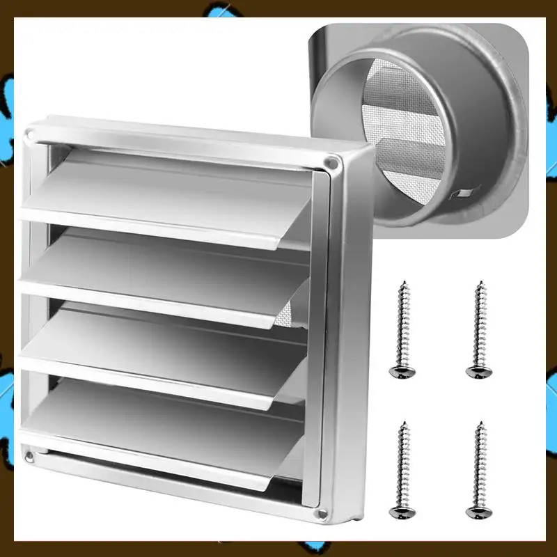 Promotion! Metal Dryer Vent Cover With Metal Mesh Screen,Outdoor Stainless Steel Louvered Vent Cover For Easy Installation
Promotion! Metal Dryer Vent Cover With Metal Mesh Screen,Outdoor Stainless Steel Louvered Vent Cover For Easy Installation