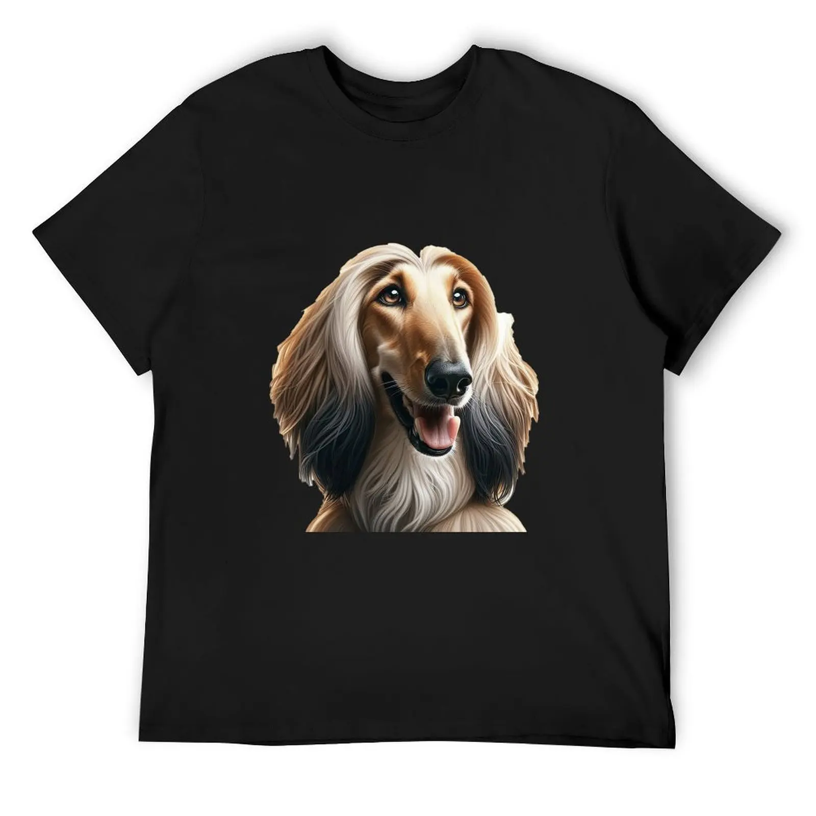 Majestic Afghan Hound Art Print - Elegant Long-Haired Sighthound Dog Breed Portrait T-Shirt anime t shirts mens plain t shirts
Majestic Afghan Hound Art Print - Elegant Long-Haired Sighthound Dog Breed Portrait T-Shirt anime t shirts mens plain t shirts