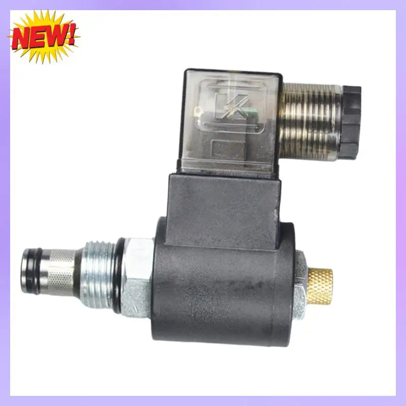 T24C Hydraulic Threaded Solenoid Valve Two-Position Two-Way Manual Normally Closed Valve DHF08-220H (LSV08-2NCPM, DC12V)
T24C Hydraulic Threaded Solenoid Valve Two-Position Two-Way Manual Normally Closed Valve DHF08-220H (LSV08-2NCPM, DC12V)