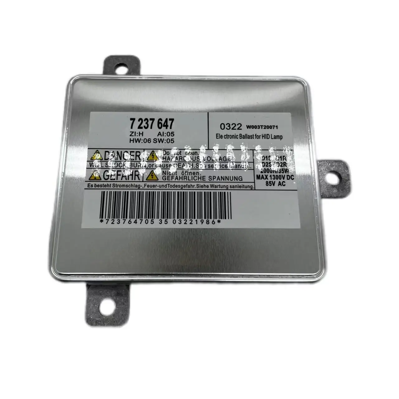 W003T20071 for BMW 5 Series Mercedes Benz 7237647 Ballast 63117237647
W003T20071 for BMW 5 Series Mercedes Benz 7237647 Ballast 63117237647