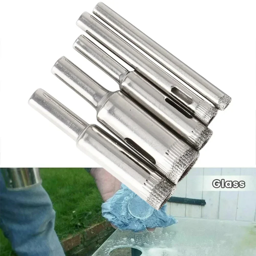 5pcs Diamond Hole Saw Drill Bit Set 5/6/8/10/12mm For Opening Hole Ceramic Tile Marble Glass Brick Stone Cutting Tool Accessory
5pcs Diamond Hole Saw Drill Bit Set 5/6/8/10/12mm For Opening Hole Ceramic Tile Marble Glass Brick Stone Cutting Tool Accessory