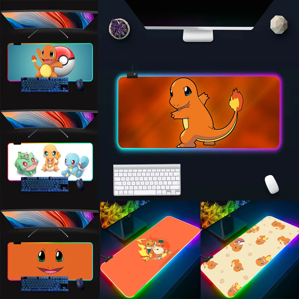 Cute Charmanders RGB Pc Gamer Keyboard Mouse Pad Mousepad LED Glowing Mouse Mats Rubber Gaming Computer Mausepad
Cute Charmanders RGB Pc Gamer Keyboard Mouse Pad Mousepad LED Glowing Mouse Mats Rubber Gaming Computer Mausepad