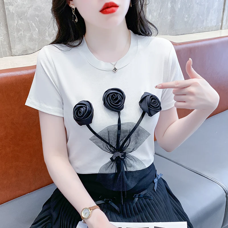 Ladies Fashion Sexy Summer Casual T-shirt Women Clothes Girls Kawaii Aesthetic Tops Female Short Sleeve Clothing BPAQ7288
Ladies Fashion Sexy Summer Casual T-shirt Women Clothes Girls Kawaii Aesthetic Tops Female Short Sleeve Clothing BPAQ7288