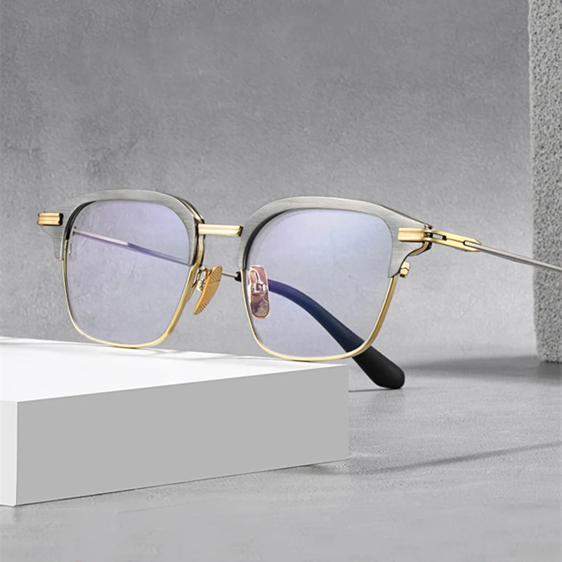 Pure Titanium Square Glasses Frame for Men Women Vintage Brand Design Optical Eyeglasses Eyebrow Oversized Myopia Eyewear Oculus
Pure Titanium Square Glasses Frame for Men Women Vintage Brand Design Optical Eyeglasses Eyebrow Oversized Myopia Eyewear Oculus