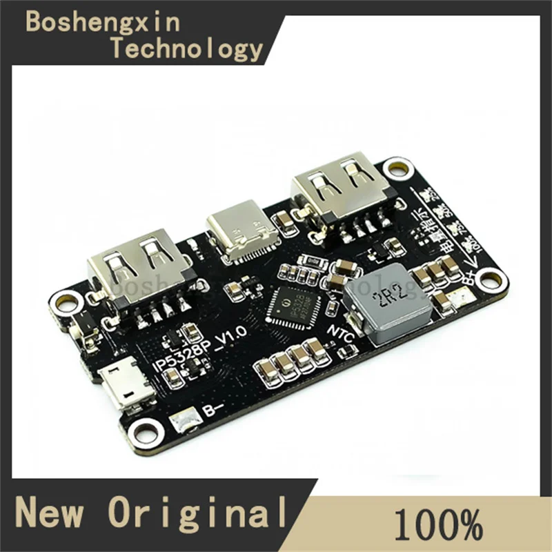 1Pcs IP5328P Power Bank Bidirectional Fast Charging Module Mobile Power Board 3.7V to 5V9V12V Boost
1Pcs IP5328P Power Bank Bidirectional Fast Charging Module Mobile Power Board 3.7V to 5V9V12V Boost
