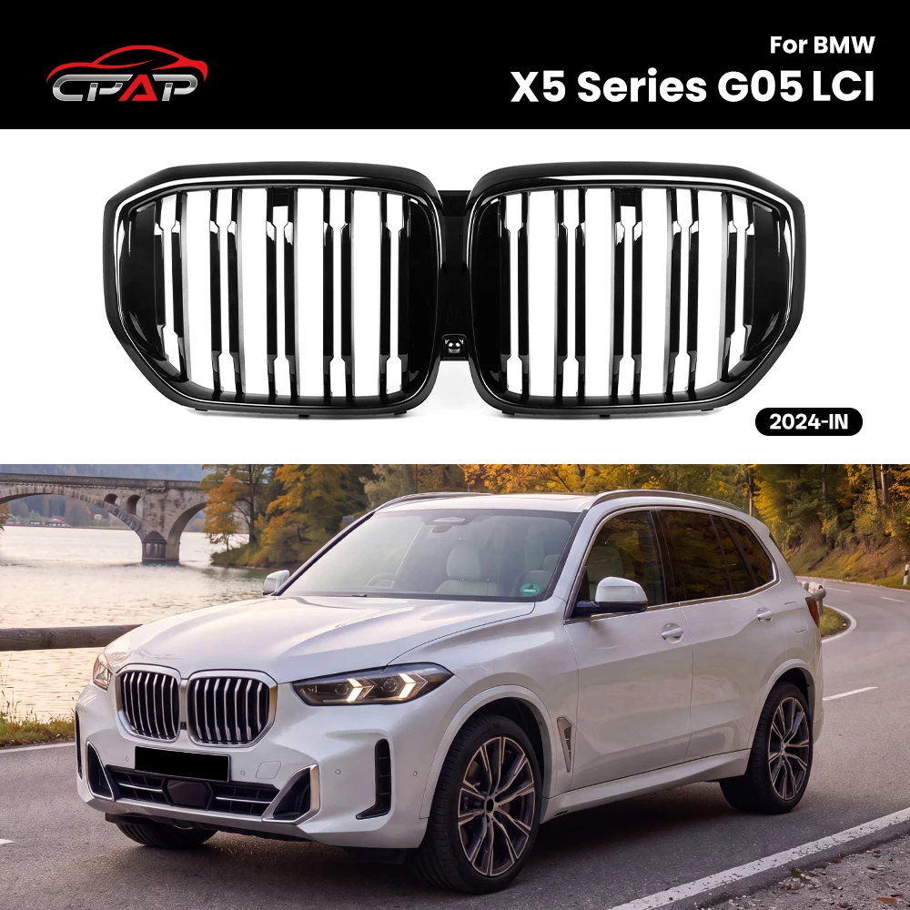 Front Kidney Hood Radiator Grille For BMW X5 Series G05 LCI 2024-IN Gloss Black Replacement Front Bumper Grilles
Front Kidney Hood Radiator Grille For BMW X5 Series G05 LCI 2024-IN Gloss Black Replacement Front Bumper Grilles