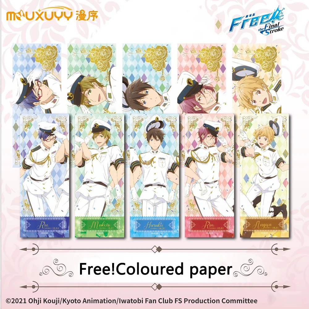 Anime Free Navy Wind Gold Stamping Laser Colored Paper Nanase Harukatachibana Makoto Hazuki Nagisa Collector Card Toys Give Gift
Anime Free Navy Wind Gold Stamping Laser Colored Paper Nanase Harukatachibana Makoto Hazuki Nagisa Collector Card Toys Give Gift
