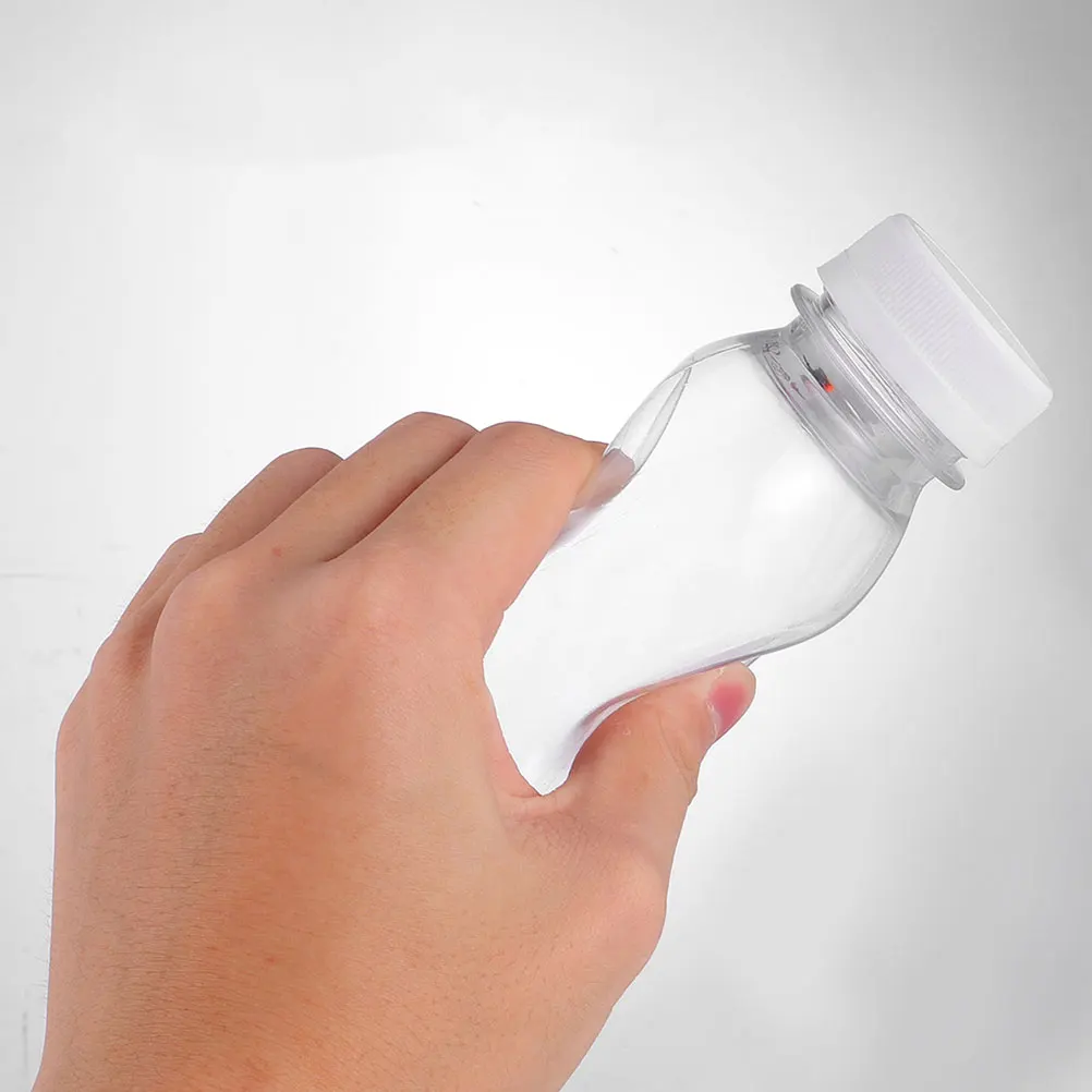 8pcs 200ML Transparent Beverage Bottles Thicken PET Plastic Lids Kitchen Gadgets Juice Storage Portable Drink Bottle 
8pcs 200ML Transparent Beverage Bottles Thicken PET Plastic Lids Kitchen Gadgets Juice Storage Portable Drink Bottle