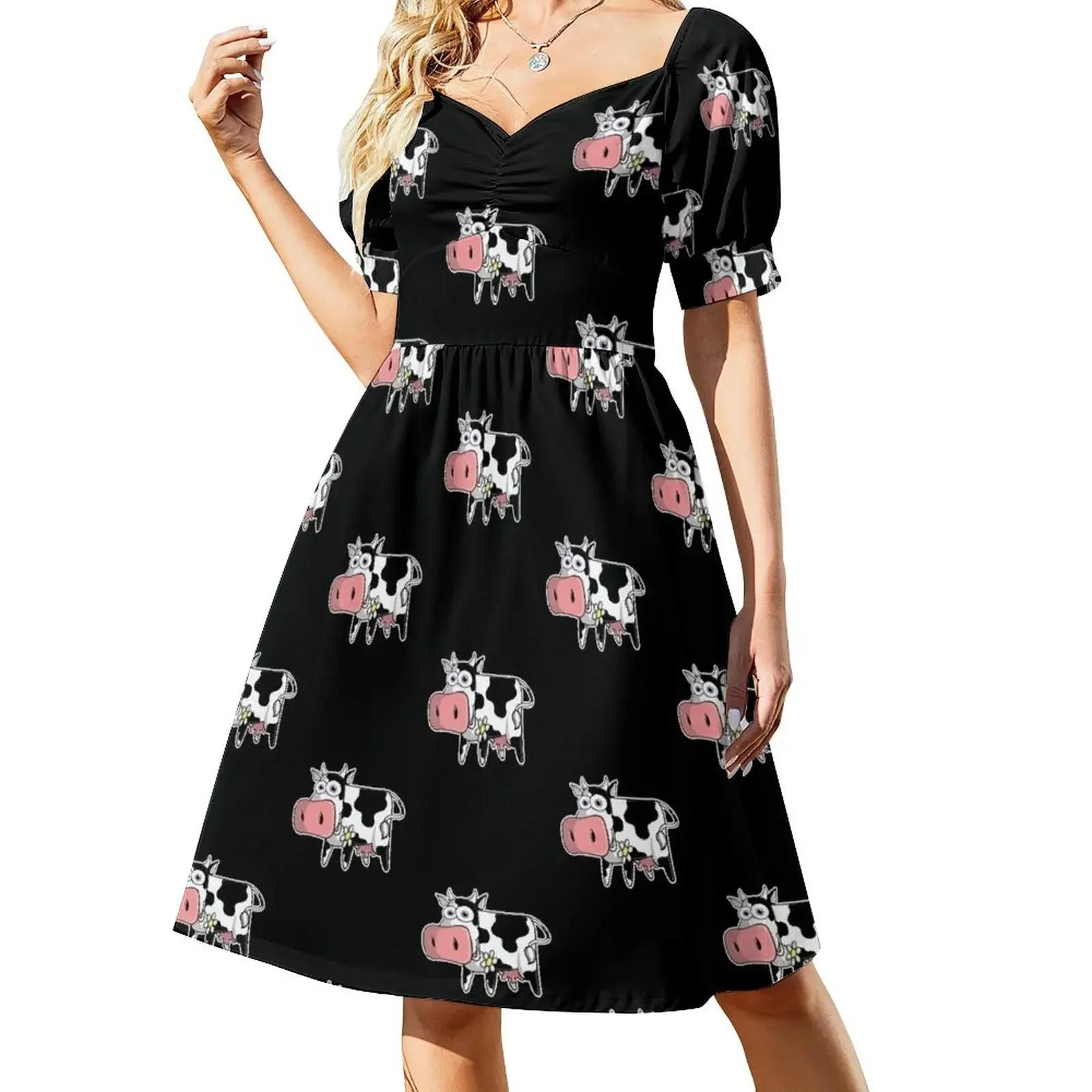 Cow Short-Sleeved Dress women evening dress dresses for womens 2025 dresses for womens evening dress
Cow Short-Sleeved Dress women evening dress dresses for womens 2025 dresses for womens evening dress