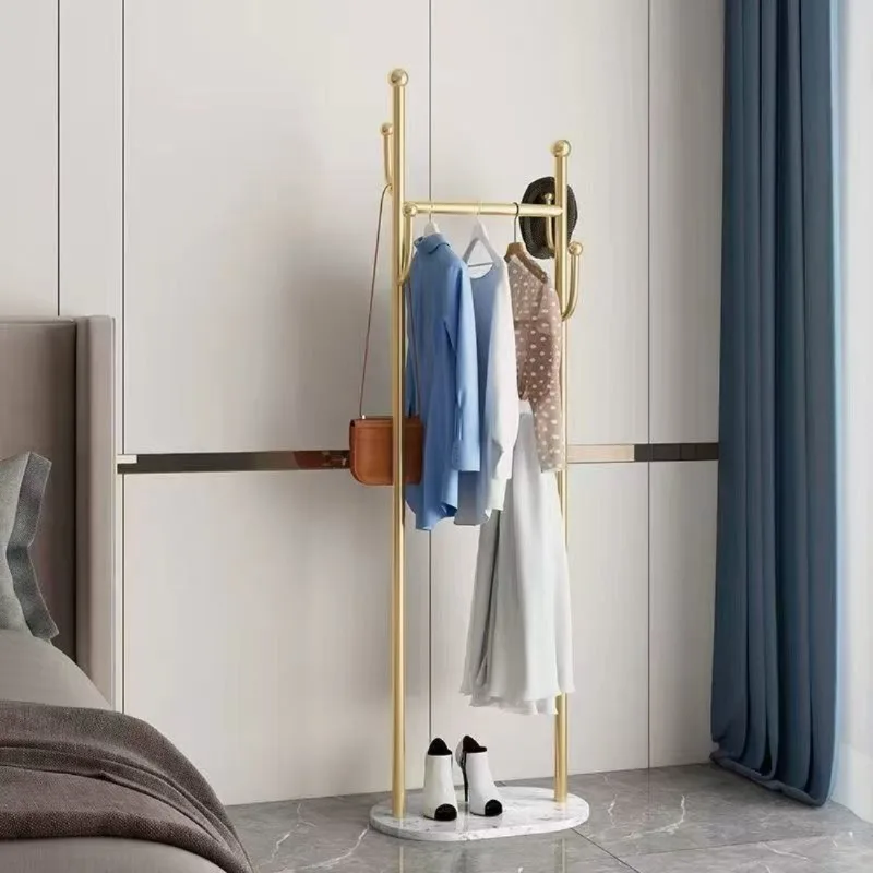 Golden Metal Freestanding Heavy Duty Clothes Rack with Marble Base, Multipurpose Garment Hanger for Bedroom, Hat, Scarf, Jacket
Golden Metal Freestanding Heavy Duty Clothes Rack with Marble Base, Multipurpose Garment Hanger for Bedroom, Hat, Scarf, Jacket