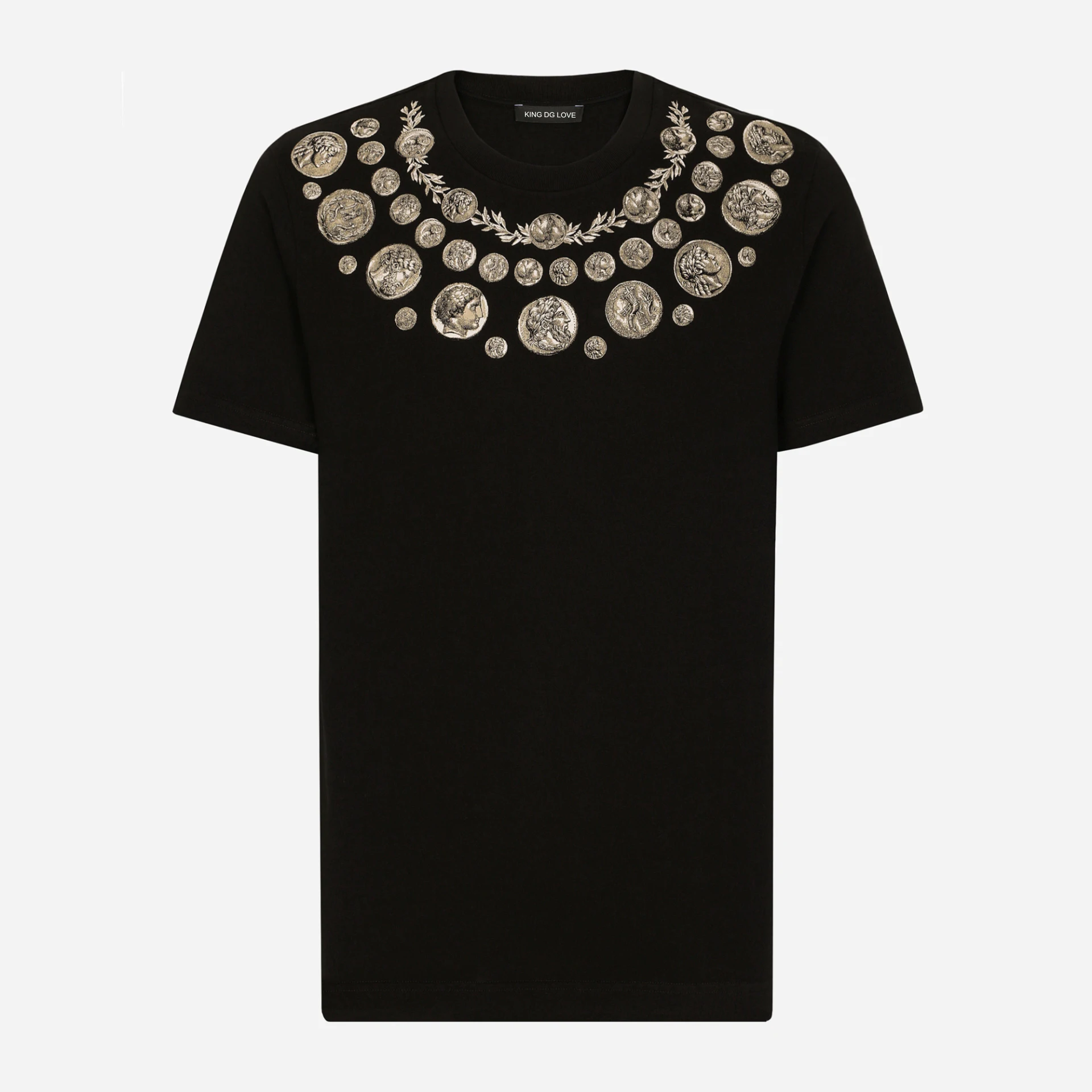 Summer 2024 New Crown and flowers Print T-shirt Men Fashion Casual 100% Cotton Plus Size Tops High Quality 85615
Summer 2024 New Crown and flowers Print T-shirt Men Fashion Casual 100% Cotton Plus Size Tops High Quality 85615