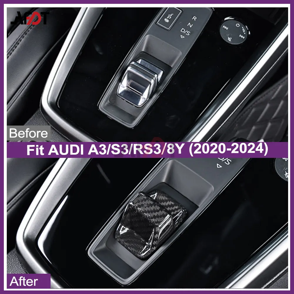 Dry Carbon Fiber Gear Shift Knob Sticker for Audi A3 S3 RS3 8Y 2020 2021 2022 2023 2024 Glossy LHD RHD Car Interior Decoration
Dry Carbon Fiber Gear Shift Knob Sticker for Audi A3 S3 RS3 8Y 2020 2021 2022 2023 2024 Glossy LHD RHD Car Interior Decoration