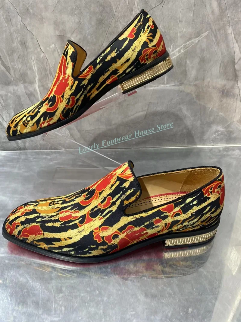 Comfortable Men Velvet with Print Single Loafer Shoes Round Toe Male Flat Heel Slip On Spring Autumn Wedding Casual Shoes
Comfortable Men Velvet with Print Single Loafer Shoes Round Toe Male Flat Heel Slip On Spring Autumn Wedding Casual Shoes