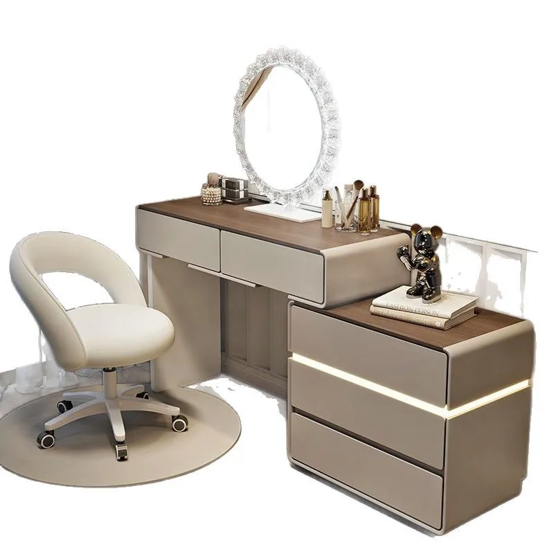 All solid wood bedroom dresser, Italian minimalist chest integrated dresser, simple and modern, new makeup table
All solid wood bedroom dresser, Italian minimalist chest integrated dresser, simple and modern, new makeup table