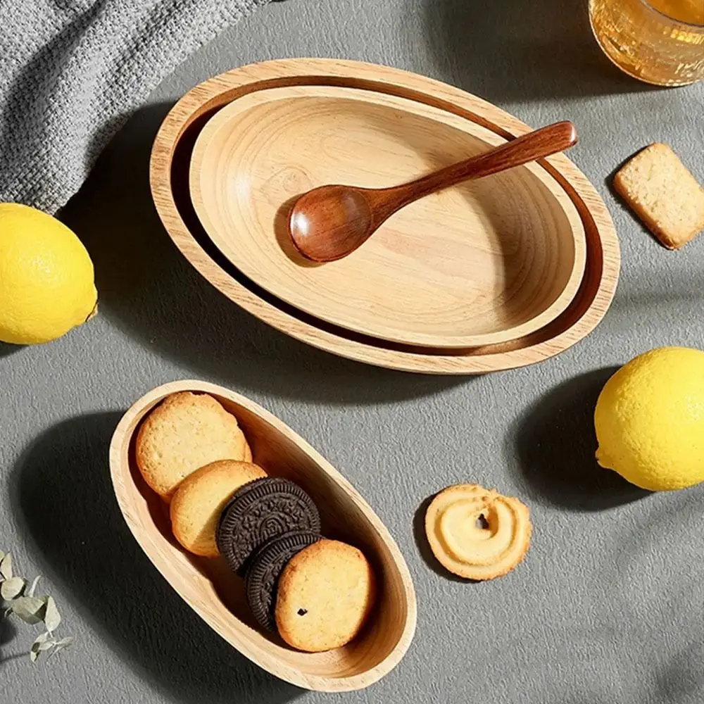 Stackable Solid Wood Snack Plate Smooth Surface Square/Boat Shaped Japanese Salad Bowl Multi-purpose Handmade Fruit Platter
Stackable Solid Wood Snack Plate Smooth Surface Square/Boat Shaped Japanese Salad Bowl Multi-purpose Handmade Fruit Platter