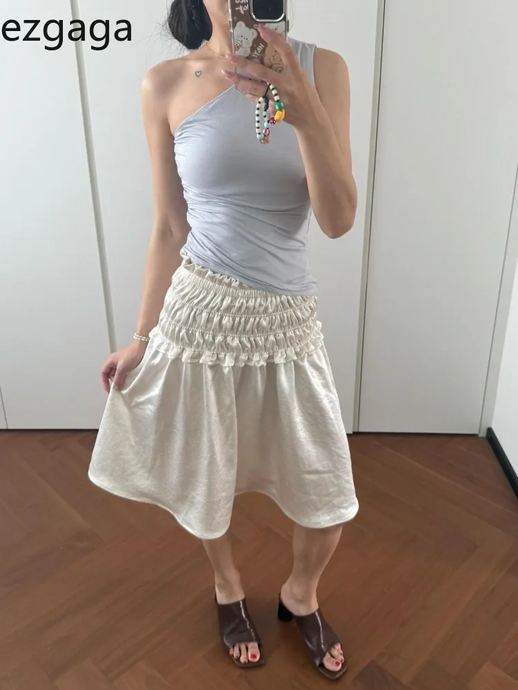 Ezgaga Skirts Women Spring Summer Fashion Elegant High Waist Ruffles Patchwork Sweet Elegant Skirt Ladies Casual Vintage
Ezgaga Skirts Women Spring Summer Fashion Elegant High Waist Ruffles Patchwork Sweet Elegant Skirt Ladies Casual Vintage