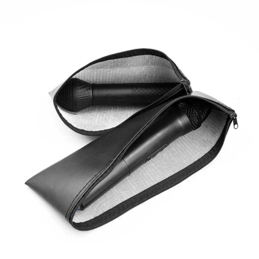 Portable PU Leather Microphone Storage Bag Zipper Dustproof Microphone Carrying Case Waterproof Mic Protective Bag Window
Portable PU Leather Microphone Storage Bag Zipper Dustproof Microphone Carrying Case Waterproof Mic Protective Bag Window