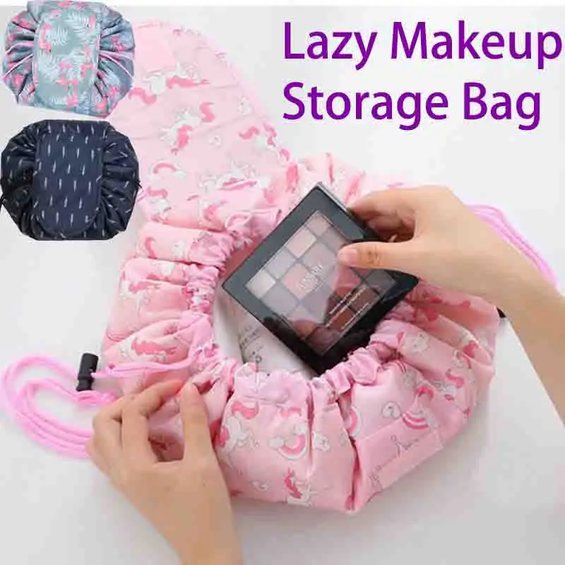 1-2PCS Lazy People Makeup Bags Women's New Drawstring Portable Storage Bags Multifunctional Traveler Large Capacity Toilet Bags
1-2PCS Lazy People Makeup Bags Women's New Drawstring Portable Storage Bags Multifunctional Traveler Large Capacity Toilet Bags