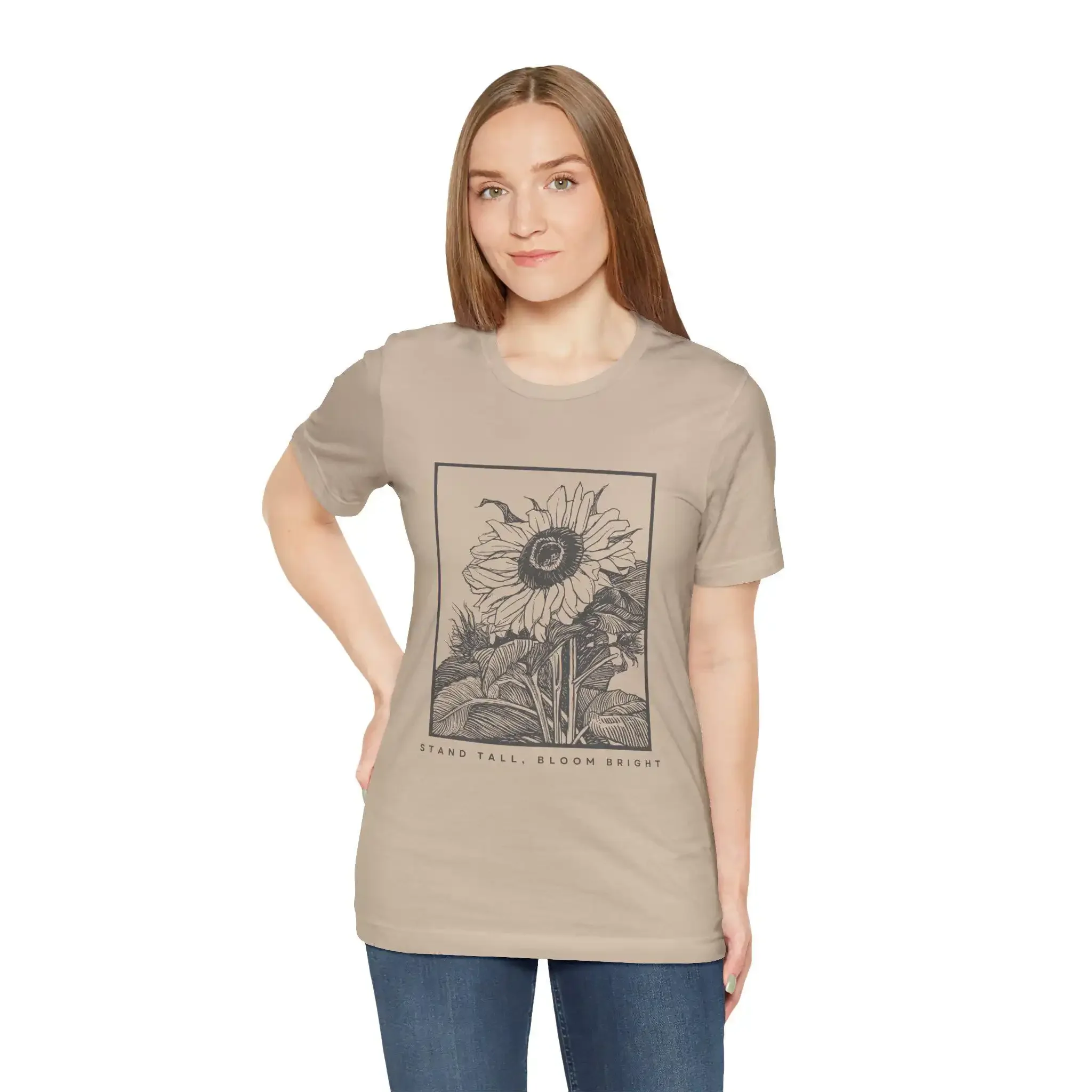 Sunflower Sketch T Shirt Stand Tall Bloom Bright Floral Flower Garden Summer Nature Botanical Art Top
Sunflower Sketch T Shirt Stand Tall Bloom Bright Floral Flower Garden Summer Nature Botanical Art Top