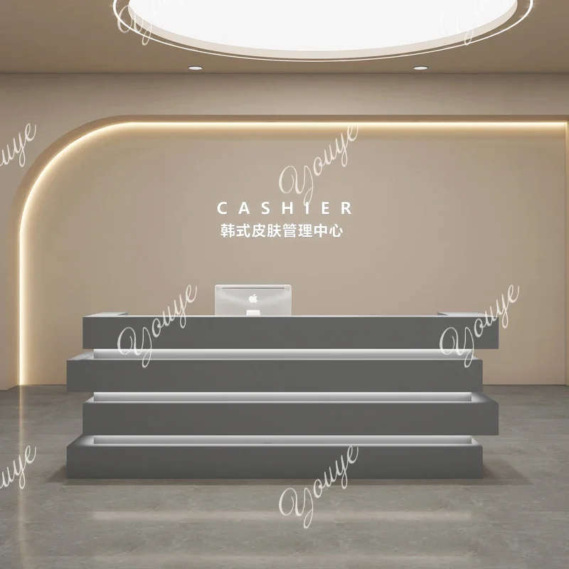 Барная стойка для салона красоты Магазин одежды Касса Коммерческая компания Простая парикмахерская Креативная стойка регистрации
Барная стойка для салона красоты Магазин одежды Касса Коммерческая компания Простая парикмахерская Креативная стойка регистрации