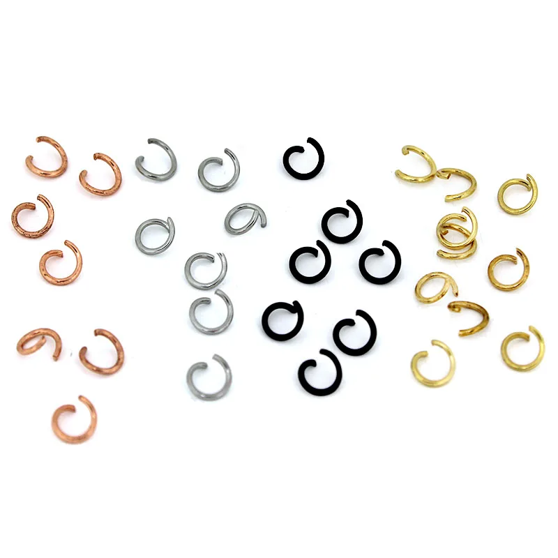 200pcs Stainless Steel Black Color Open Jump Rings Split Rings Connectors For DIY Jewelry Making Supplies Accessories Wholesale
200pcs Stainless Steel Black Color Open Jump Rings Split Rings Connectors For DIY Jewelry Making Supplies Accessories Wholesale