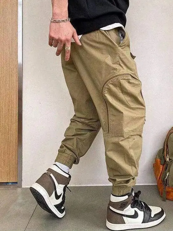 Trendy Workwear Pants Men's Loose Ins kets Elastic Slim Fit Casual Trousers Couple's Faion Spring Autumn Cotton Polye...
Trendy Workwear Pants Men's Loose Ins kets Elastic Slim Fit Casual Trousers Couple's Faion Spring Autumn Cotton Polye...