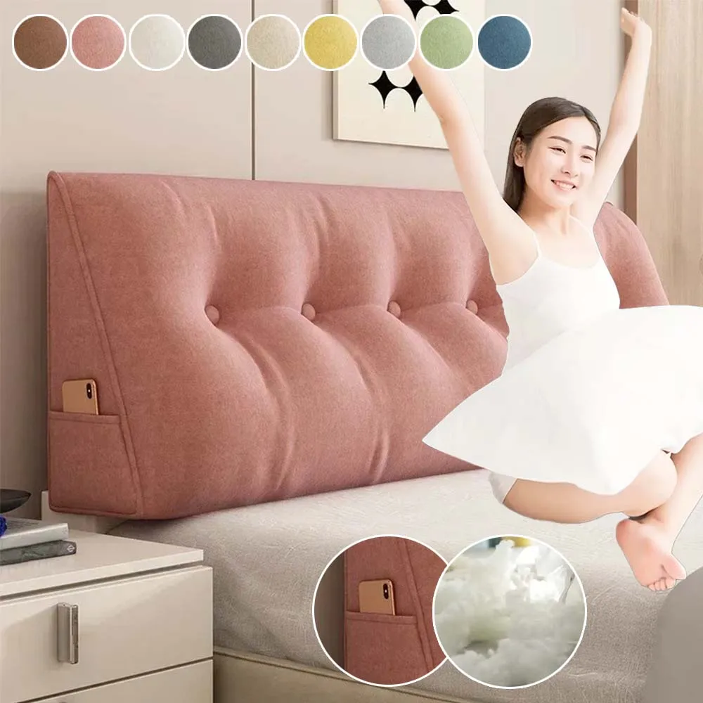 Large Reading Backrest Headboard Pillow Triangle Cushion Relief Sofa Waist Wedge Sleeping Pillow for Bed Sofa Respaldo De Cama
Large Reading Backrest Headboard Pillow Triangle Cushion Relief Sofa Waist Wedge Sleeping Pillow for Bed Sofa Respaldo De Cama
