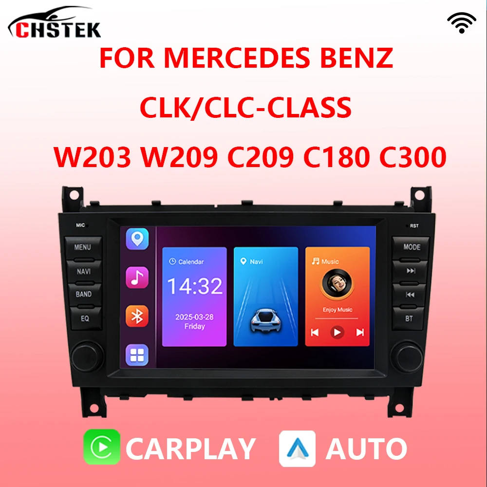 CHSTEK Car Radio Carplay Android Multimedia For Mercedes Benz CLK/CLC-Class W203 W209 C209 C180 C300 Navigation Bluetooth WIFI
CHSTEK Car Radio Carplay Android Multimedia For Mercedes Benz CLK/CLC-Class W203 W209 C209 C180 C300 Navigation Bluetooth WIFI