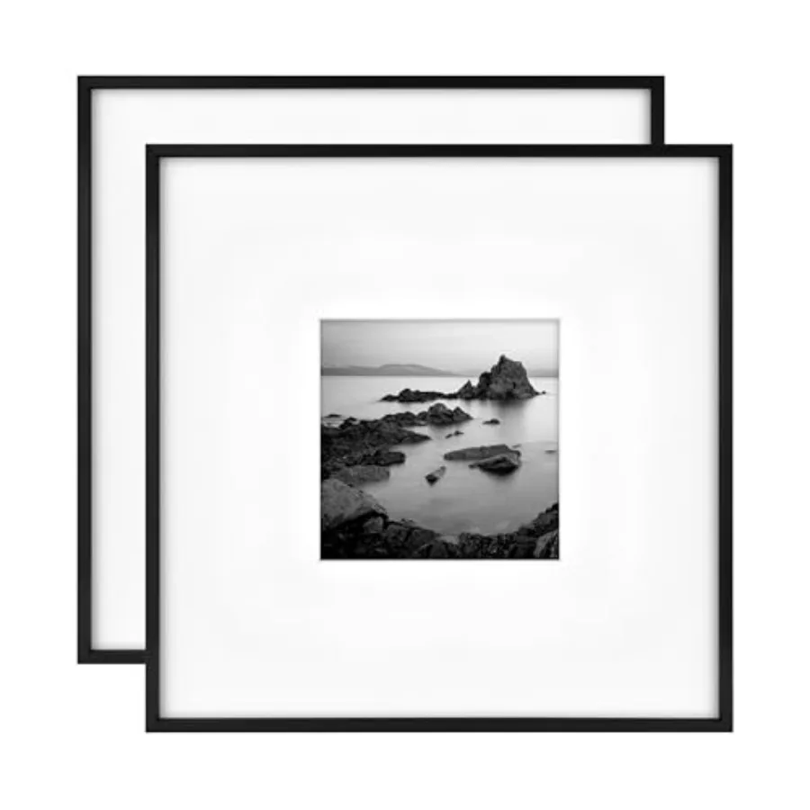 Master and Co. Foundry Metal 18x18 Matted Picture Frame with Photo Display Vertical and Horizontal Wall Hanging Frame for Photo
Master and Co. Foundry Metal 18x18 Matted Picture Frame with Photo Display Vertical and Horizontal Wall Hanging Frame for Photo