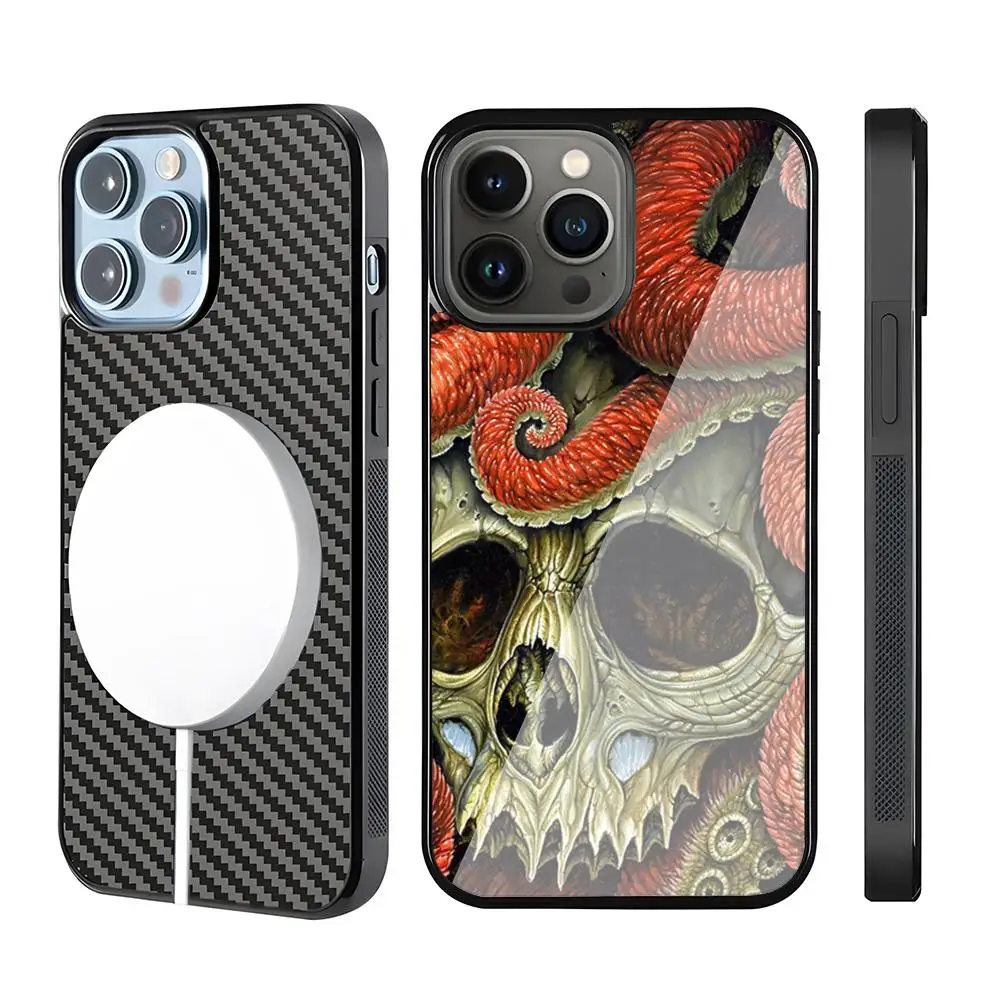 Tentacle Skull Phone Case For Magsafe For IPhone 16 15 14 13 12 11 Plus Pro Max Mirror Acrylic Cover TPU
Tentacle Skull Phone Case For Magsafe For IPhone 16 15 14 13 12 11 Plus Pro Max Mirror Acrylic Cover TPU