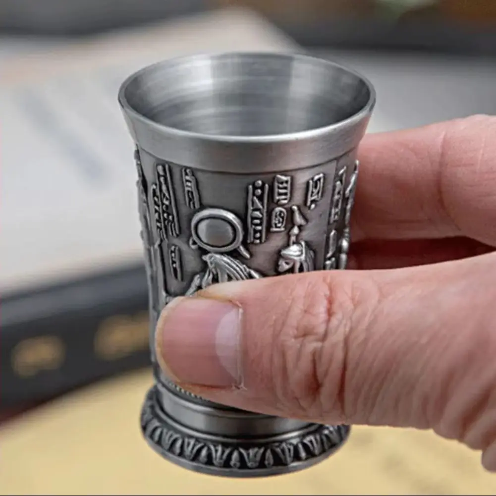 Whiskey Shot Glass Vintage Metal Hand-Embossed Mini Cup Gift Decoration Ornaments Don
Whiskey Shot Glass Vintage Metal Hand-Embossed Mini Cup Gift Decoration Ornaments Don
