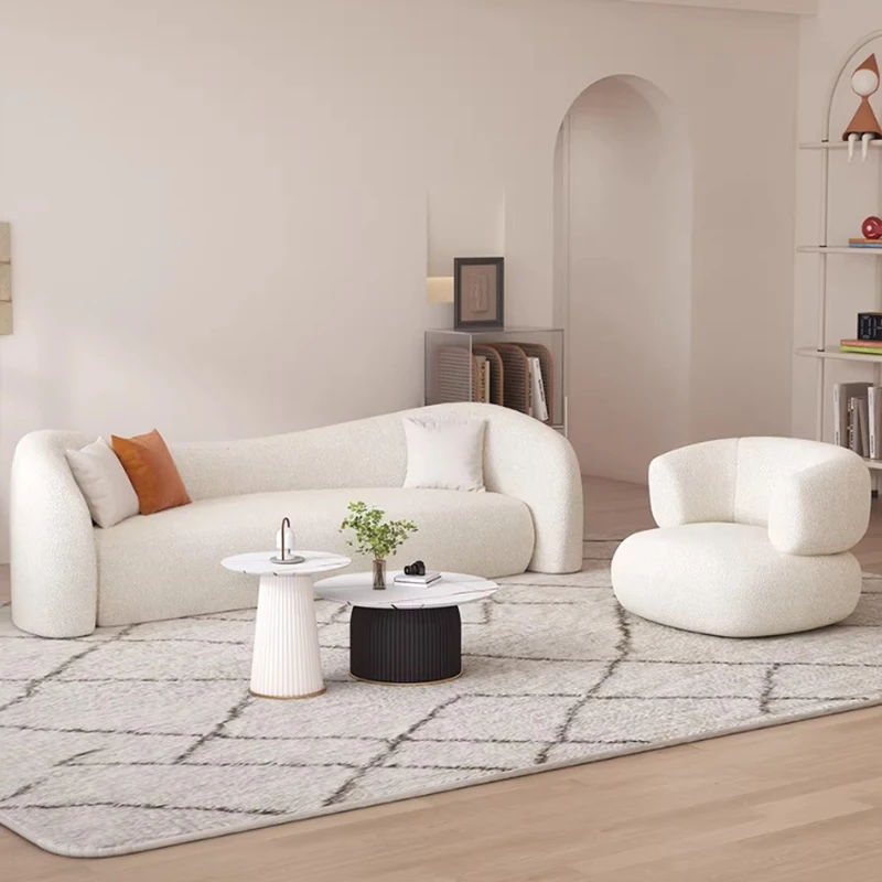 Nordic Cream Style Curved Sofa Japanese Wabi-Sabi Style Living Room Beauty Salon Reception Sofa Commercial Furniture 소파 FYSS
Nordic Cream Style Curved Sofa Japanese Wabi-Sabi Style Living Room Beauty Salon Reception Sofa Commercial Furniture 소파 FYSS