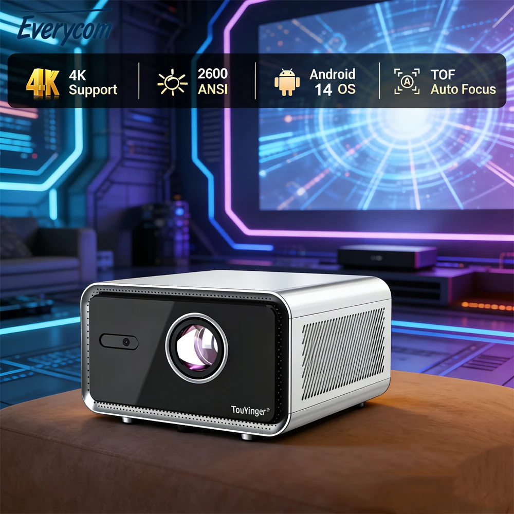 Touyinger H7 Plus 1080P Projector Full HD 4K Support Portable LED Home Cinema Beamer Android 14 Auto Focus Video TV Projector
Touyinger H7 Plus 1080P Projector Full HD 4K Support Portable LED Home Cinema Beamer Android 14 Auto Focus Video TV Projector