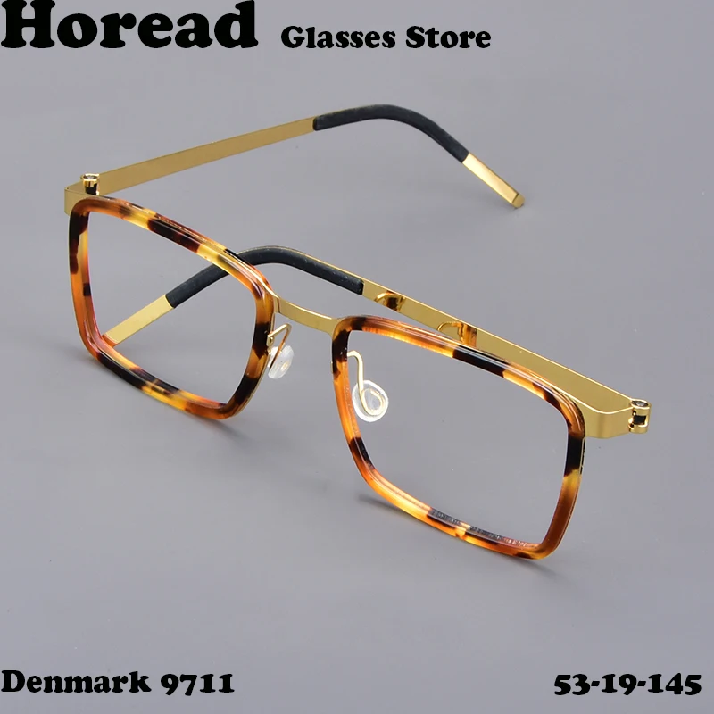 2025 Men Square Titanium Acetate Glasses Frame 9711 Brand Designer Screwless Eyeglasses Business Ultralight Blue Eyewear Women
2025 Men Square Titanium Acetate Glasses Frame 9711 Brand Designer Screwless Eyeglasses Business Ultralight Blue Eyewear Women