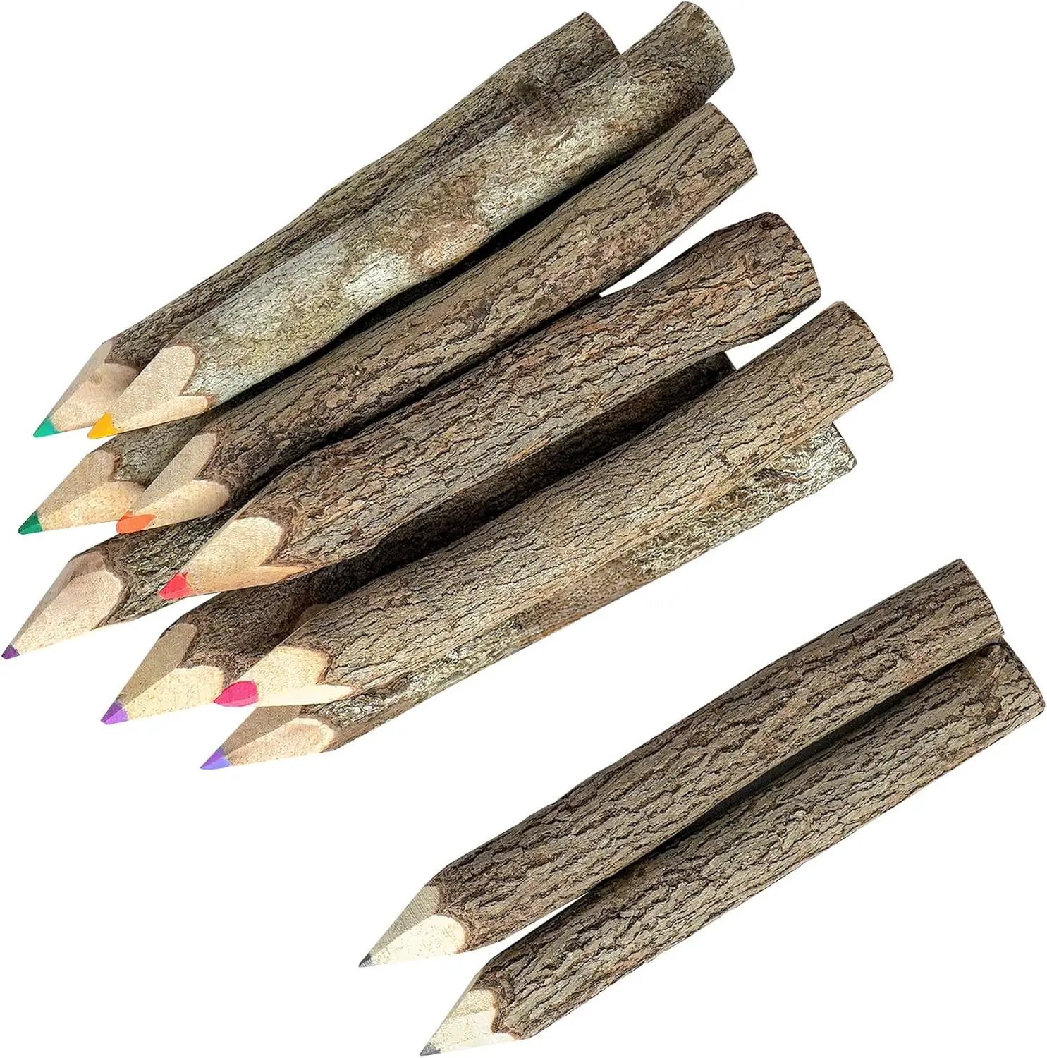 Natural Wooden Colored Pencils for Kids, Camping Decor, Wedding Favors - 3 Inch Long
Natural Wooden Colored Pencils for Kids, Camping Decor, Wedding Favors - 3 Inch Long