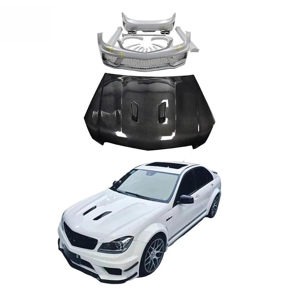 STLF 07-14 for Mercedess Benzs C-CLASS C63 AMGs BS Style Body Kit New Full Set Wide Bumper with Exhaust for W204 C-CLASS W204
STLF 07-14 for Mercedess Benzs C-CLASS C63 AMGs BS Style Body Kit New Full Set Wide Bumper with Exhaust for W204 C-CLASS W204