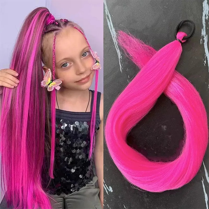 2025 синтетический красочный наращивание хвоста, длинный прямой плетеный хвост «сделай сам», шиньон с резинкой, женские аксессуары для волос
2025 синтетический красочный наращивание хвоста, длинный прямой плетеный хвост «сделай сам», шиньон с резинкой, женские аксессуары для волос