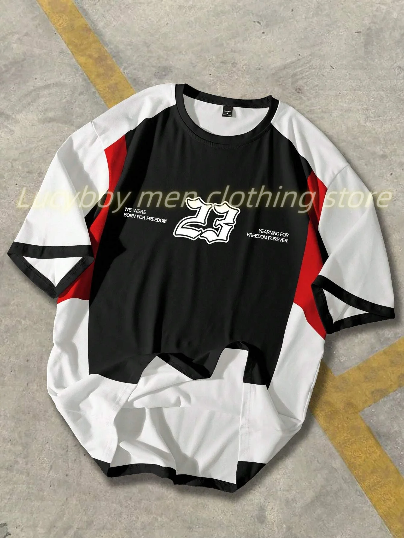 Mens LETTERS rint T-Shirt Man NO 23 Short Sleeve Round Neck Tee Vintage Casual Mesh Jersey Oversize Tops Men Clothes
Mens LETTERS rint T-Shirt Man NO 23 Short Sleeve Round Neck Tee Vintage Casual Mesh Jersey Oversize Tops Men Clothes