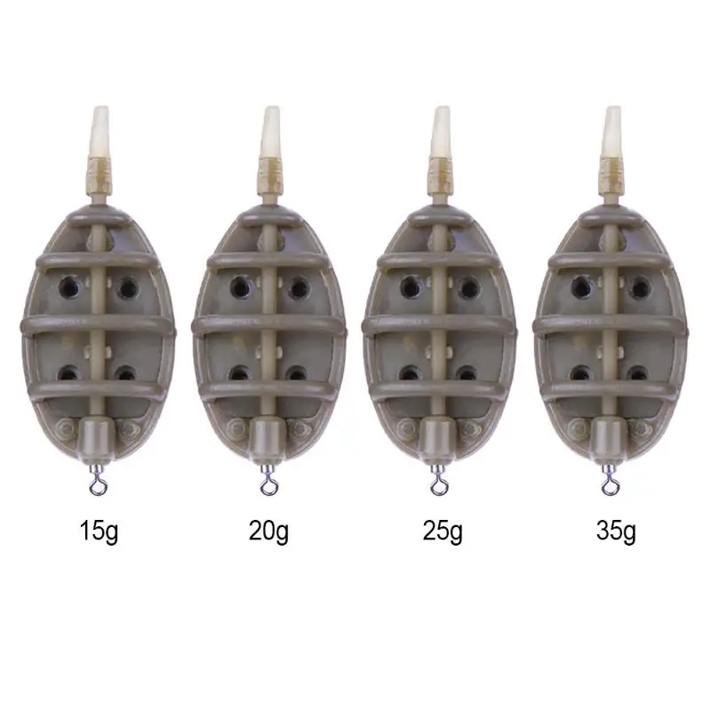 AEF6-Plastic Inline Method Feeder Fishing Accessories 4 Feeders Mould Set Carp Fishing Sinker Fishing Trough Pesca 15G 20G 25G 3
AEF6-Plastic Inline Method Feeder Fishing Accessories 4 Feeders Mould Set Carp Fishing Sinker Fishing Trough Pesca 15G 20G 25G 3