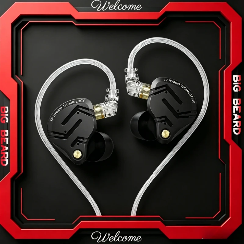 KZ ZS12 PRO X Metal Earphones 1DD+5BA Hybrid HIFI Bass in Ear Monitor Headphones Sport Noise Cancelling Headset Custom Gifts
KZ ZS12 PRO X Metal Earphones 1DD+5BA Hybrid HIFI Bass in Ear Monitor Headphones Sport Noise Cancelling Headset Custom Gifts