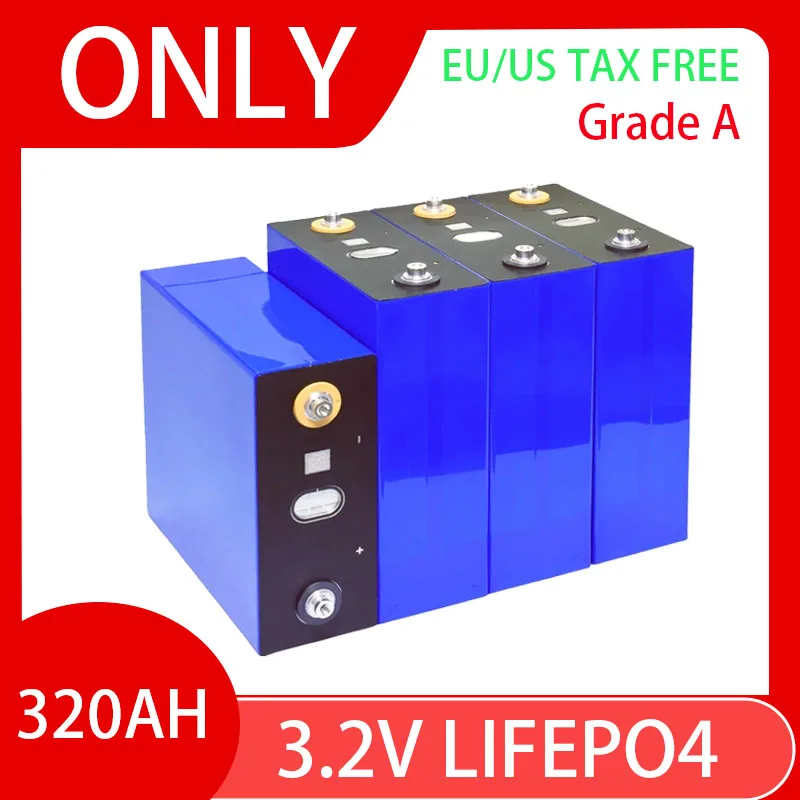 Новая аккумуляторная батарея LiFePO4 3,2 В класса A, 320 Ач, 8000 циклов, подходит для DIY 12 В, 24 В, 48 В, караван, морской солнечной энергии
Новая аккумуляторная батарея LiFePO4 3,2 В класса A, 320 Ач, 8000 циклов, подходит для DIY 12 В, 24 В, 48 В, караван, морской солнечной энергии