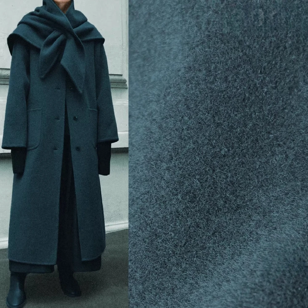 Blue Retro Cashmere Woolen Fabric For Sewing Per half meter,high-end designer,DIY handmade coat, outerwear, Clothing AC036
Blue Retro Cashmere Woolen Fabric For Sewing Per half meter,high-end designer,DIY handmade coat, outerwear, Clothing AC036