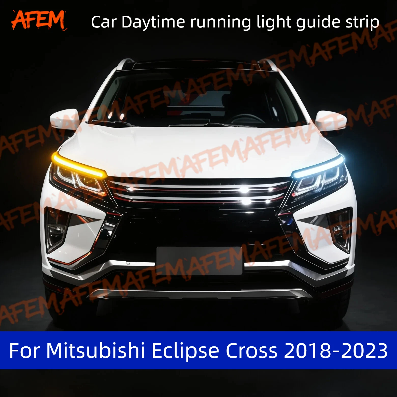 2pcs For Mitsubishi Eclipse Cross 2018-2023 Car DRL Daytime Running Light Start Scan Style Sequential Flowing Turn Signal Light
2pcs For Mitsubishi Eclipse Cross 2018-2023 Car DRL Daytime Running Light Start Scan Style Sequential Flowing Turn Signal Light