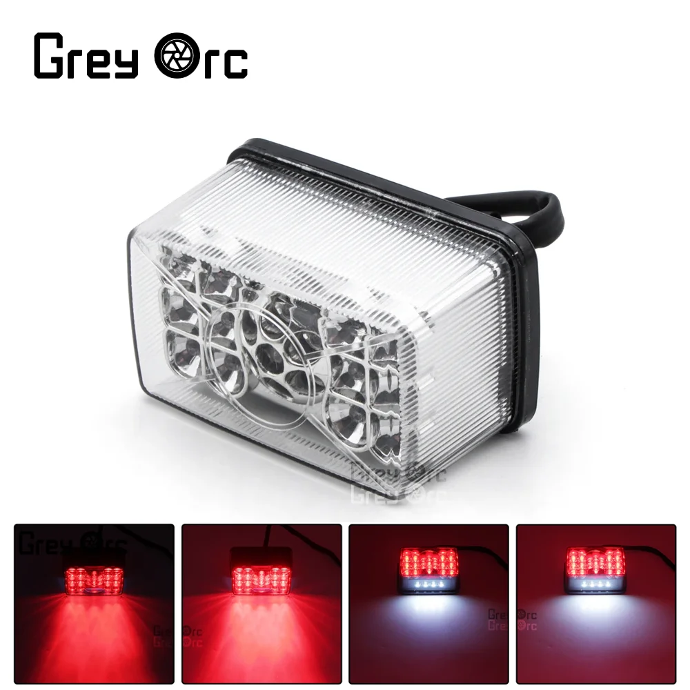 Motorcycle LED Universal Tail Light For Honda Yahama Ducati Moto Integrated Lamp Blinker Taillight With License Plate Light
Motorcycle LED Universal Tail Light For Honda Yahama Ducati Moto Integrated Lamp Blinker Taillight With License Plate Light