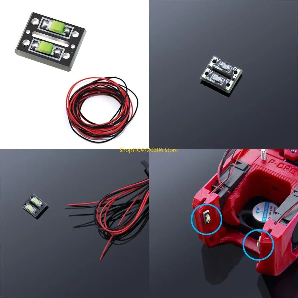 K0EA Hotend Nozzle Lamp LED White Lighting For VORON 0.2 3D Printer Accessories
K0EA Hotend Nozzle Lamp LED White Lighting For VORON 0.2 3D Printer Accessories